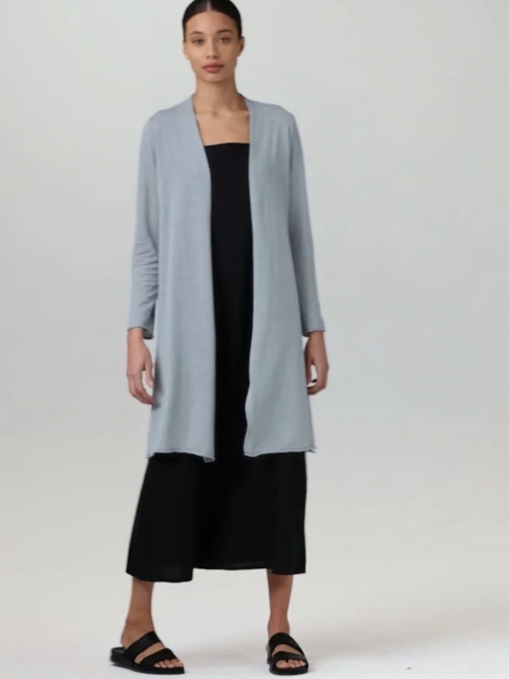 Eileen Fisher Organic Linen Cotton Jersey Long Cardigan
AF16